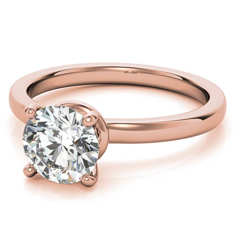 Round Brilliant Moissanite Solitaire Ring