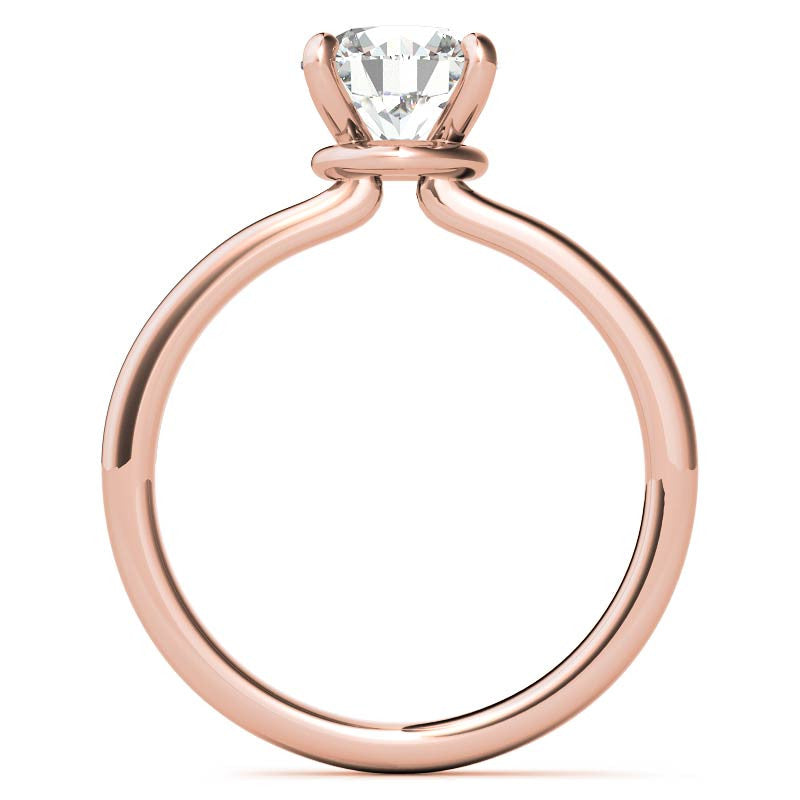 Round Brilliant Moissanite Solitaire Ring