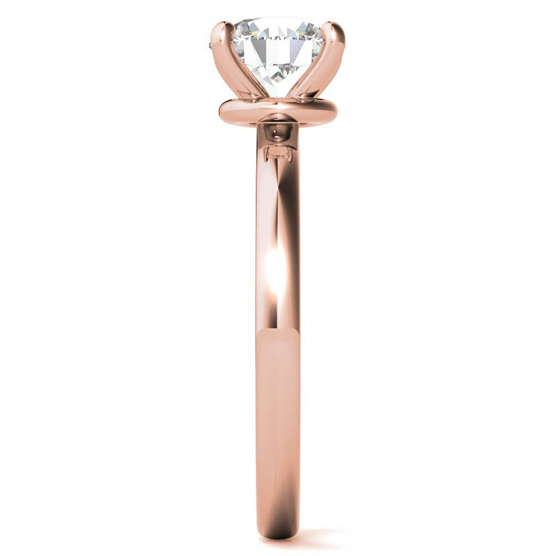Round Brilliant Moissanite Solitaire Ring