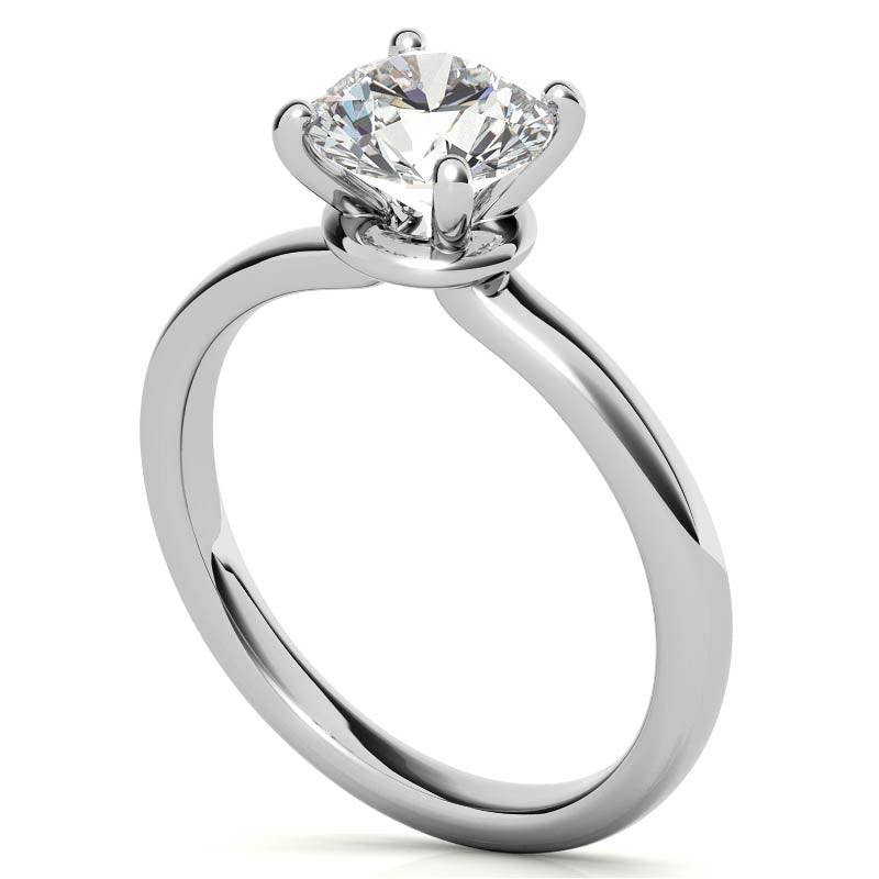 Round Brilliant Moissanite Solitaire Ring