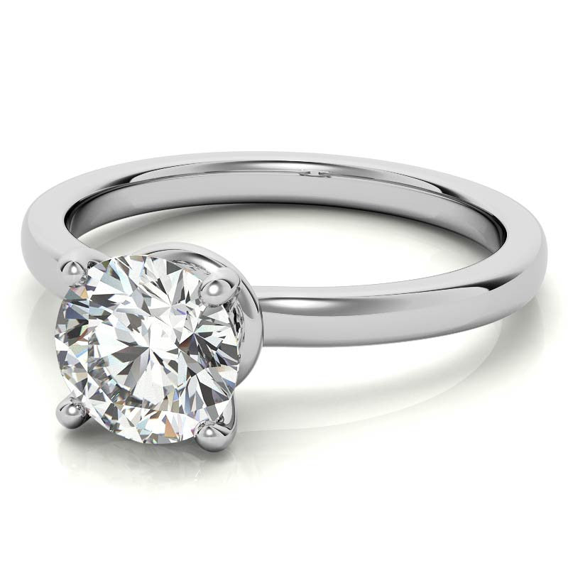 Round Brilliant Moissanite Solitaire Ring