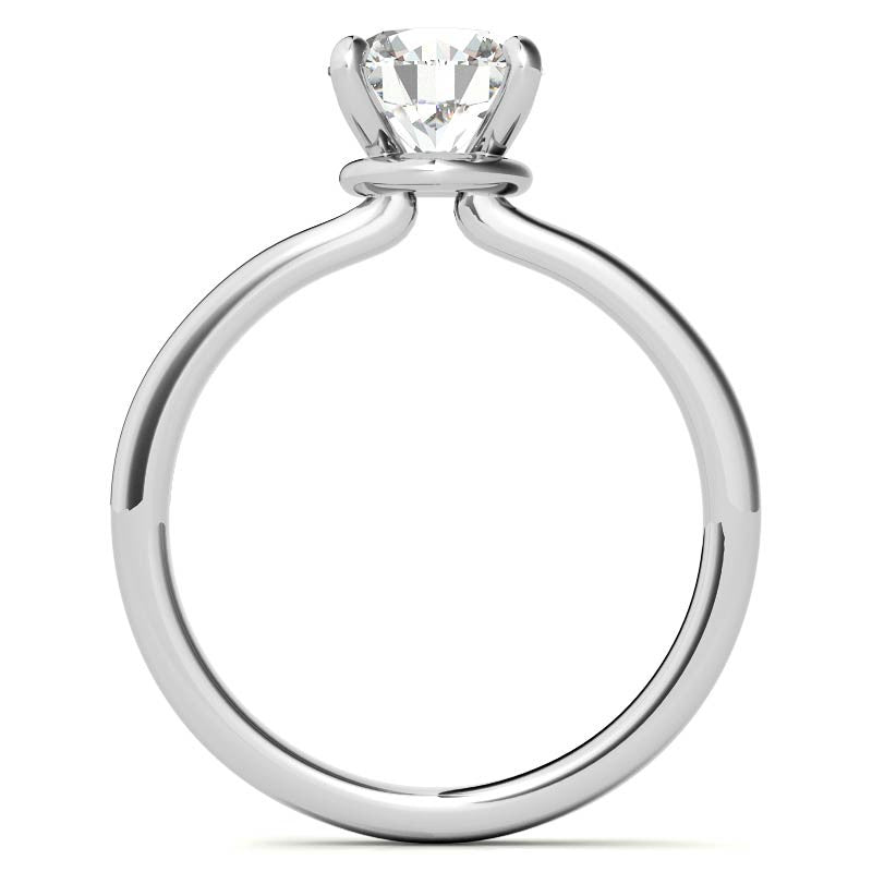 Round Brilliant Moissanite Solitaire Ring