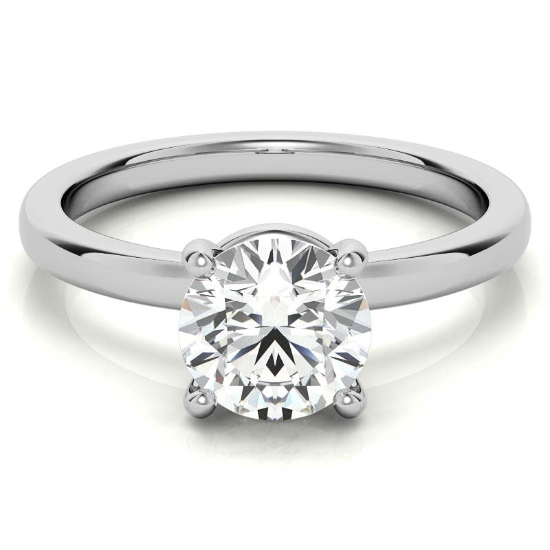 Round Brilliant Moissanite Solitaire Ring