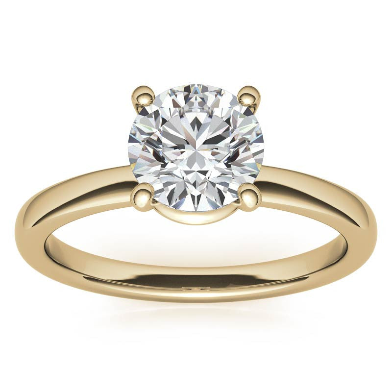 Round Brilliant Moissanite Solitaire Ring