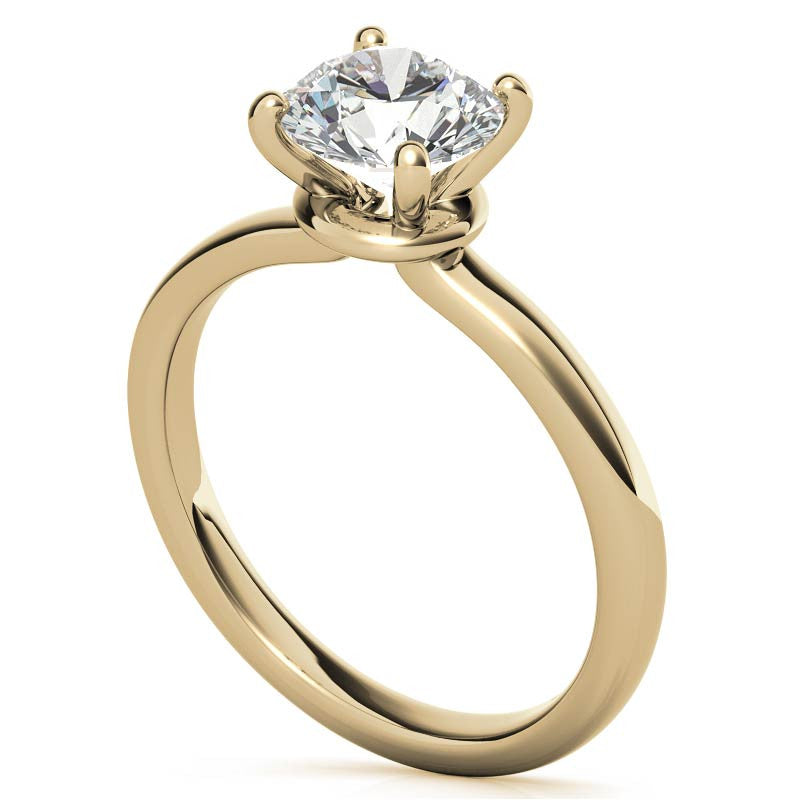 Round Brilliant Moissanite Solitaire Ring