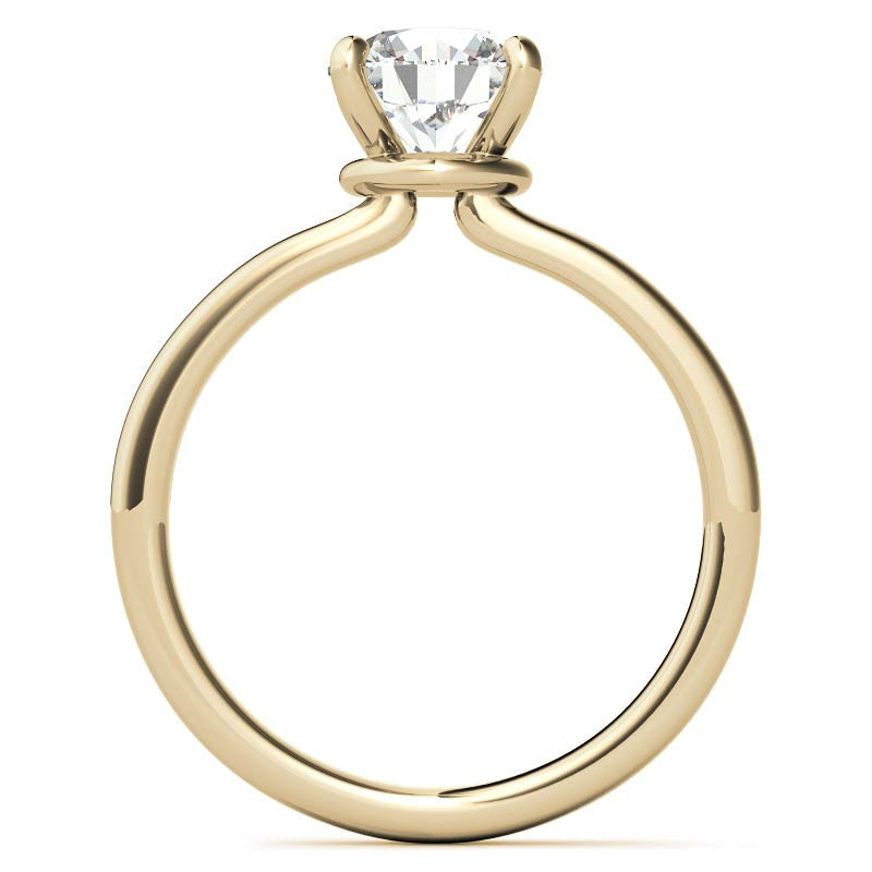 Round Brilliant Moissanite Solitaire Ring