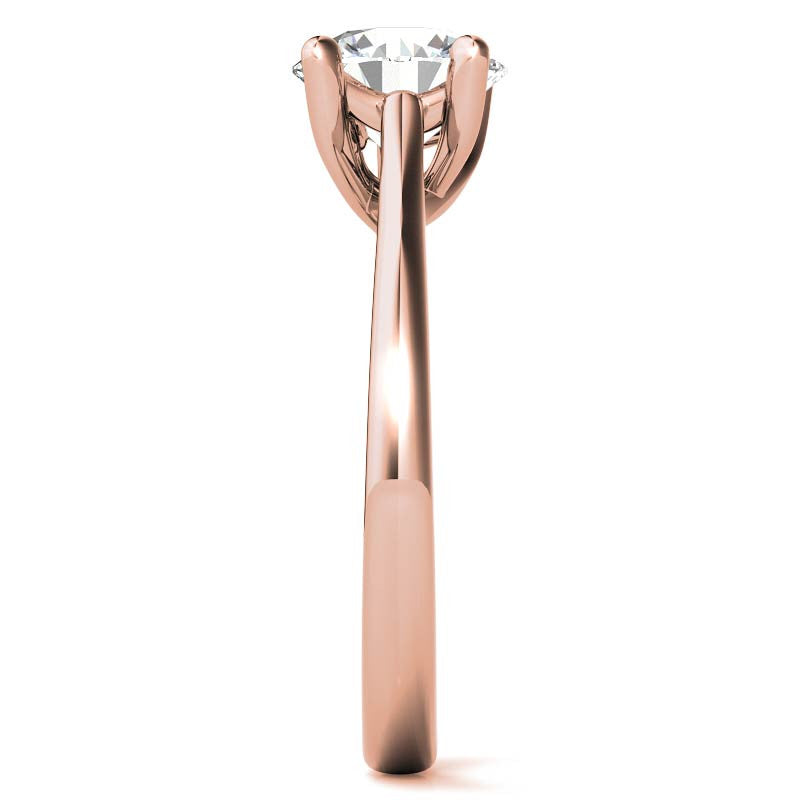 Round Petite Trellis 4-Prong Solitaire Ring