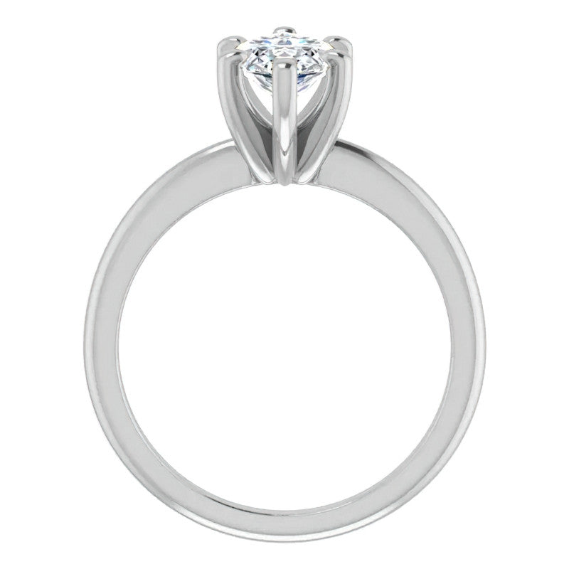 Marquise cut Moissanite Solitaire Ring