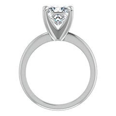 Princess cut Moissanite Solitaire Ring