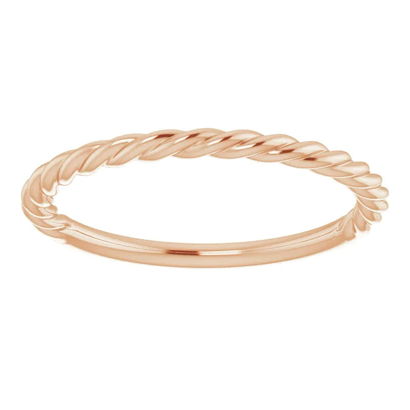 Plain Twisted Rope Stackable Band