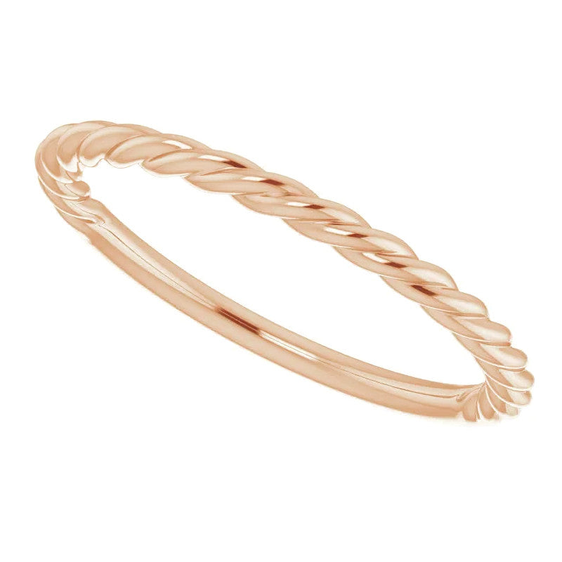 Plain Twisted Rope Stackable Band
