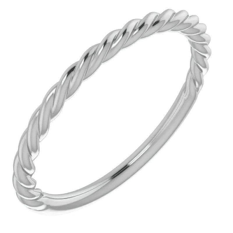 Plain Twisted Rope Stackable Band