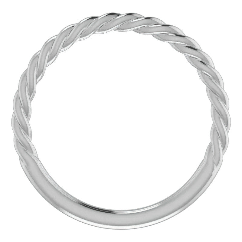 Plain Twisted Rope Stackable Band