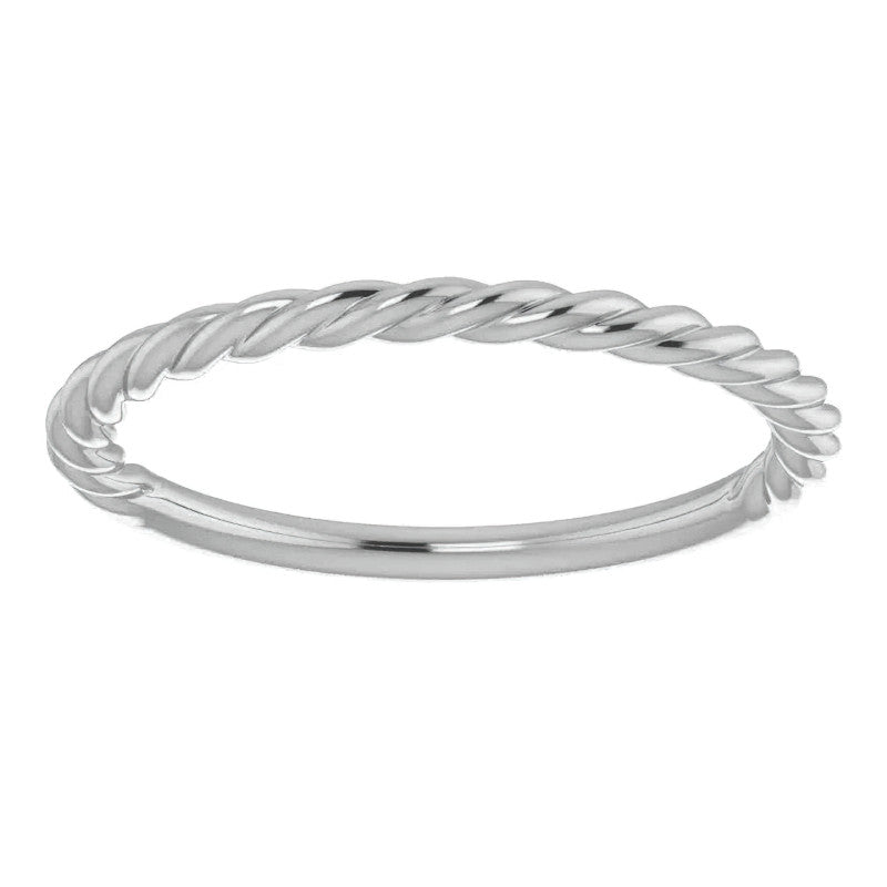 Plain Twisted Rope Stackable Band