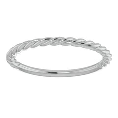 Plain Twisted Rope Stackable Band