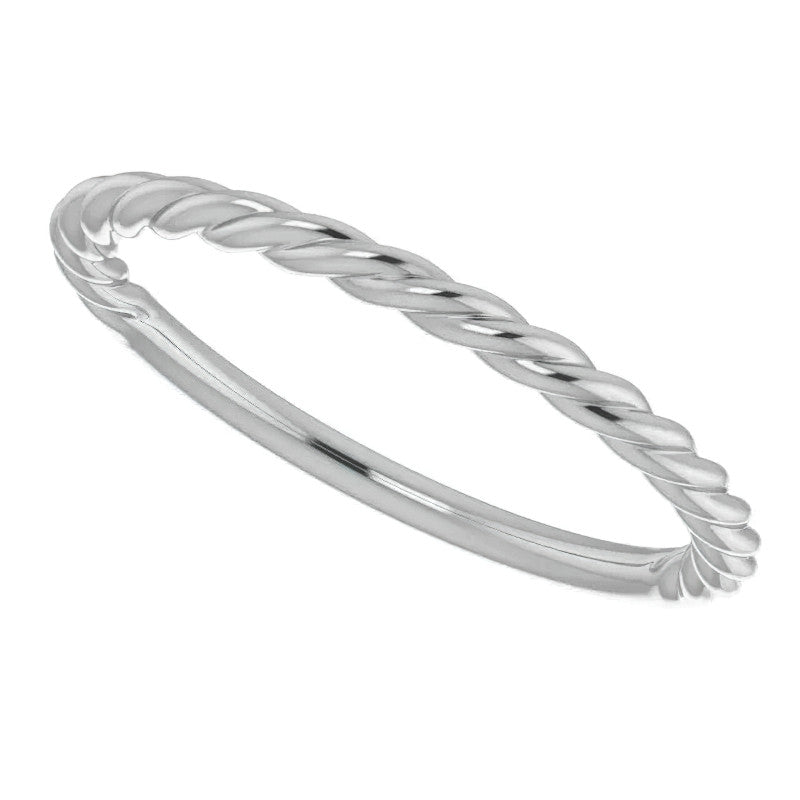 Plain Twisted Rope Stackable Band
