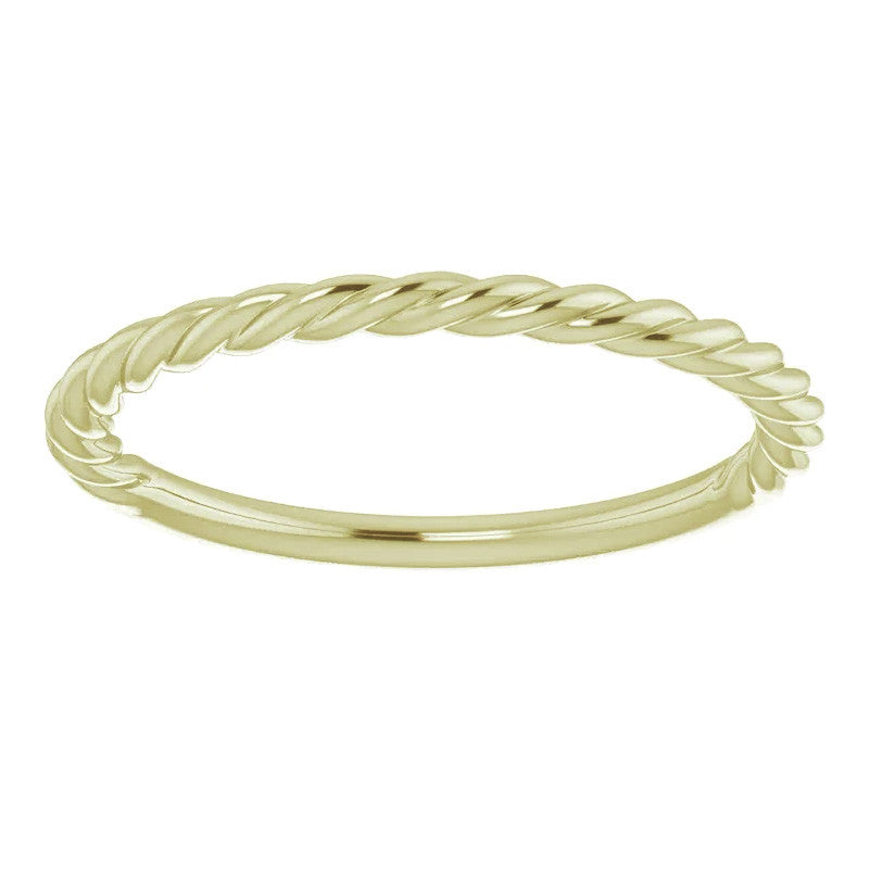 Plain Twisted Rope Stackable Band