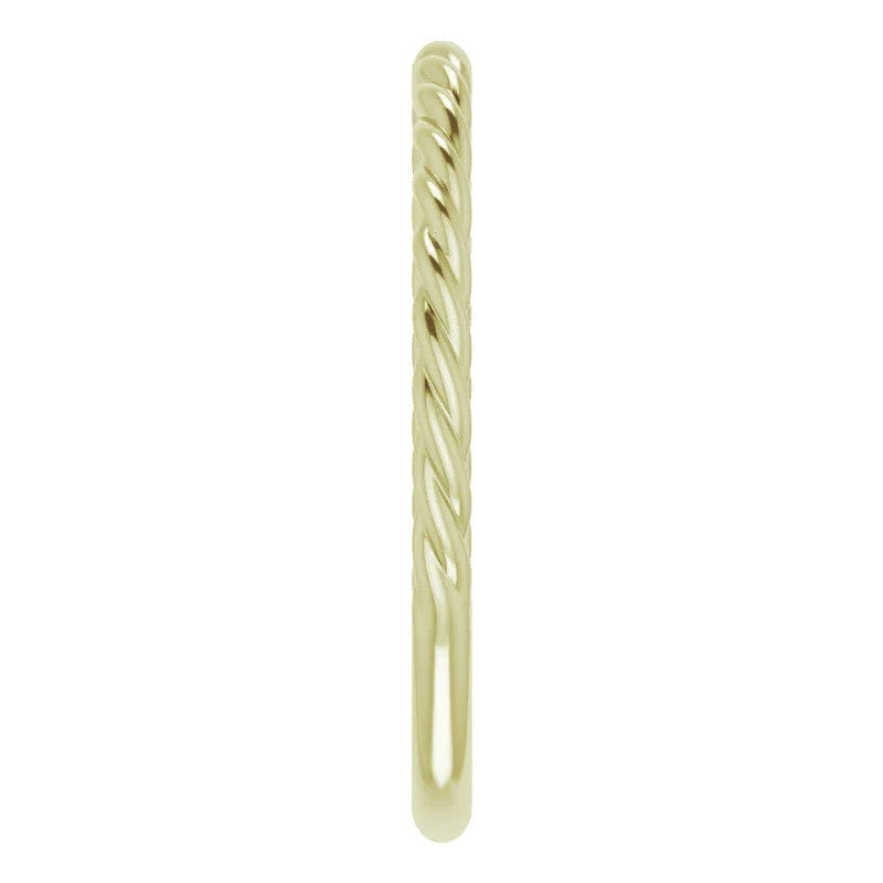 Plain Twisted Rope Stackable Band