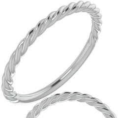 Plain Twisted Rope Stackable Band