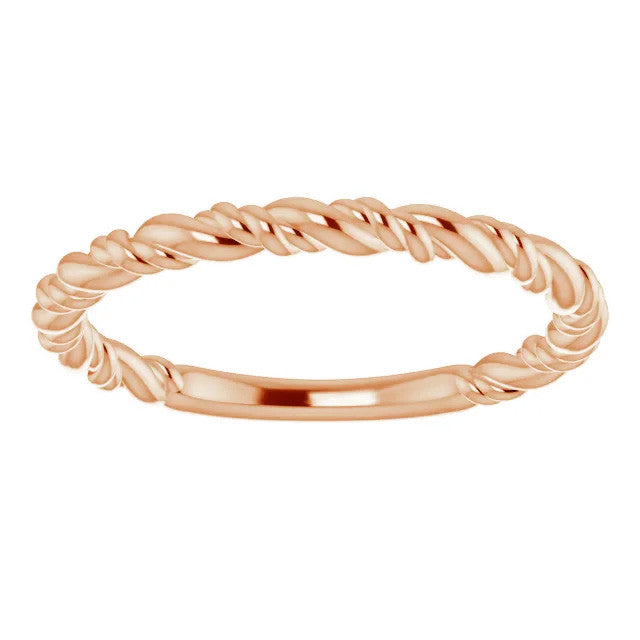 Plain Rope Stackable Ring