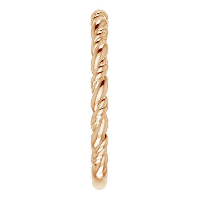 Plain Rope Stackable Ring