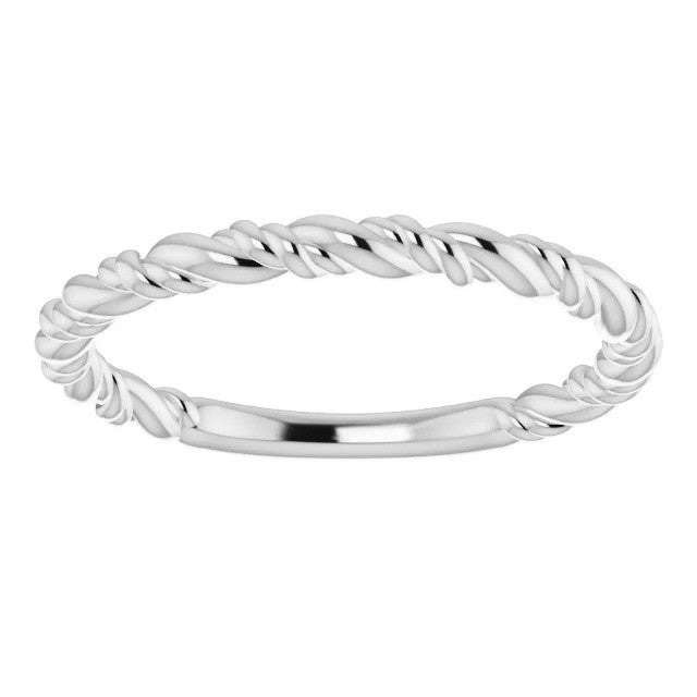 Plain Rope Stackable Ring