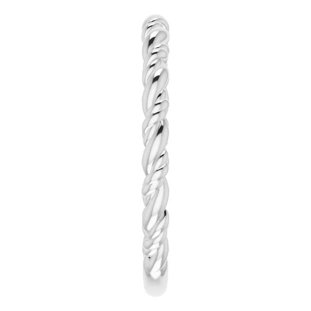 Plain Rope Stackable Ring