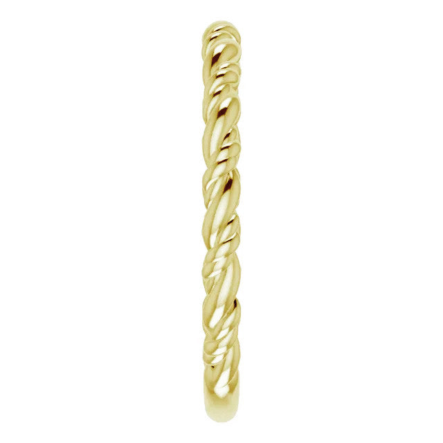 Plain Rope Stackable Ring