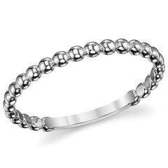 2mm Modern Beaded Stackable Band
