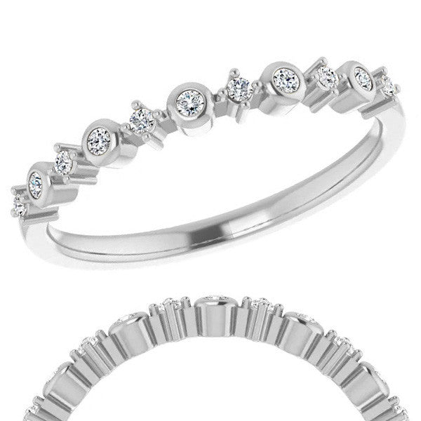 Stackable Diamond Band