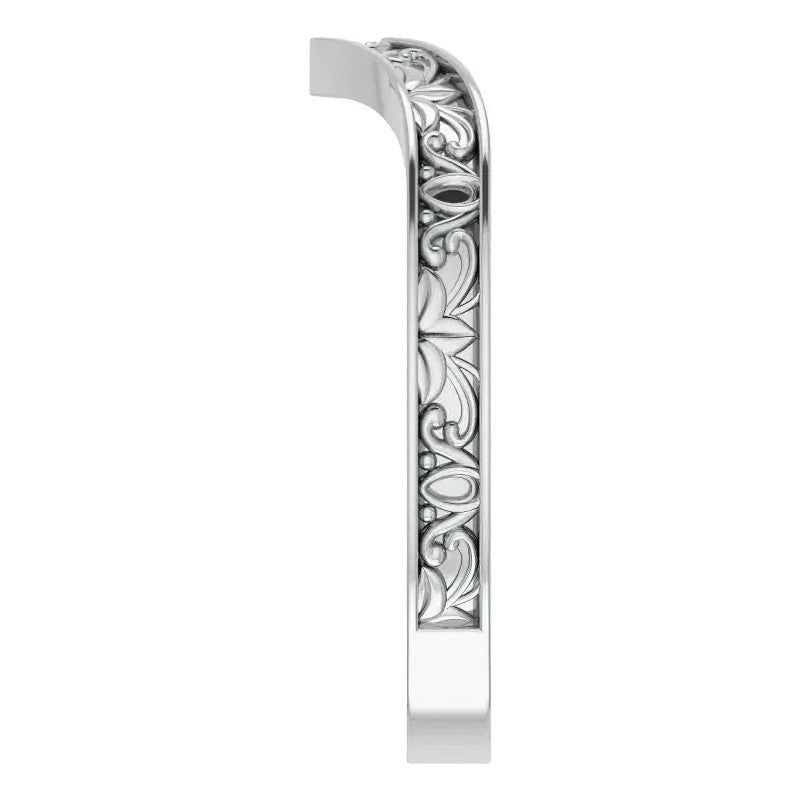 Vintage-Inspired "V" Ring Stackable Band