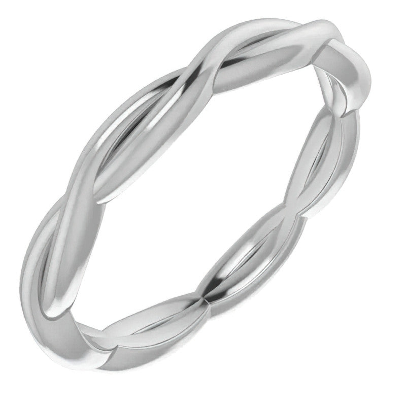 Plain Infinity Design Eternity Stackable Band