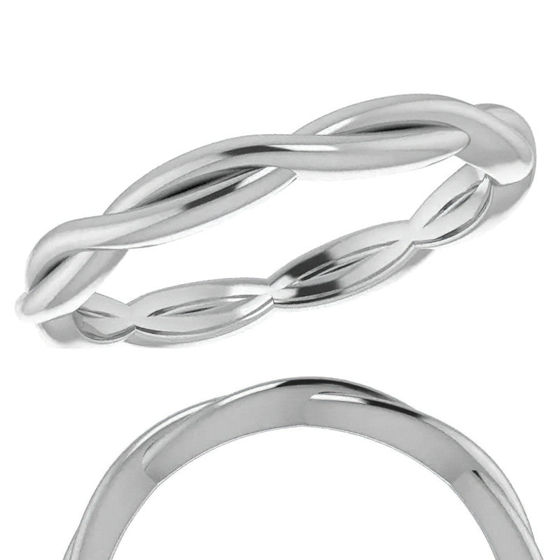 Plain Infinity Design Eternity Stackable Band