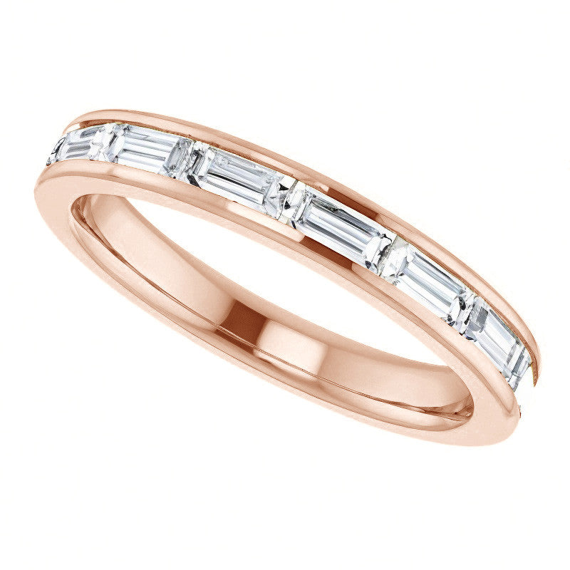 4x2mm 8-Stone Baguette Stackable Band