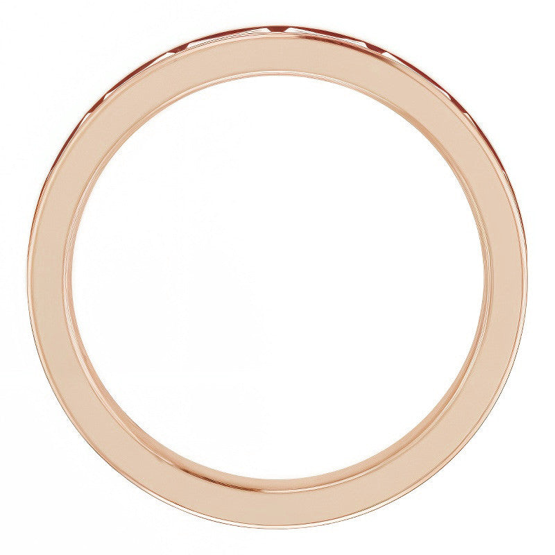 4x2mm 8-Stone Baguette Stackable Band