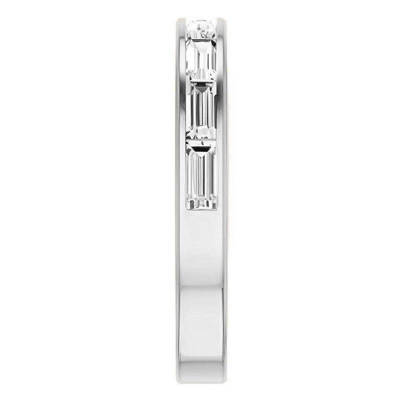 4x2mm 8-Stone Baguette Stackable Band