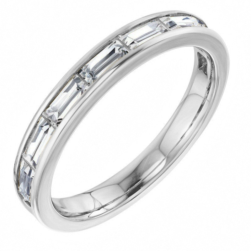 4x2mm 8-Stone Baguette Stackable Band
