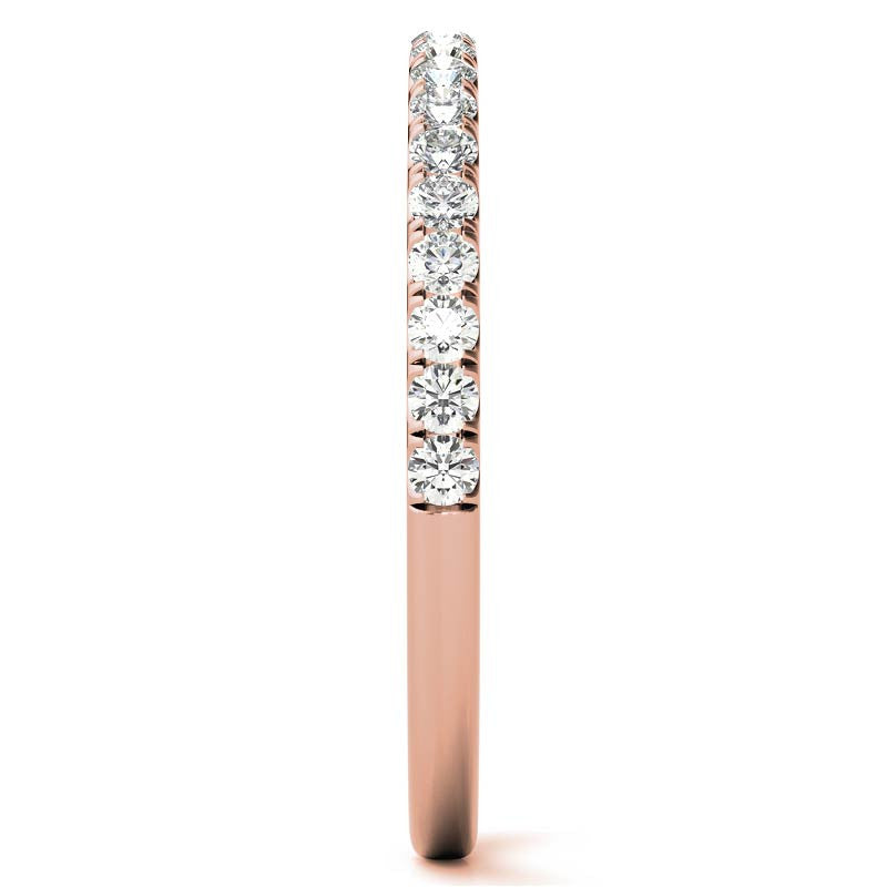 Round Brilliant Moissanite Stackable Band - 1.7mm