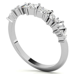Multi-Shape Lab Grown Diamond Stackable Band