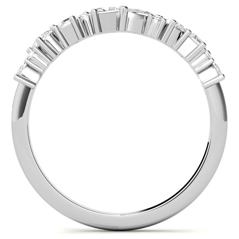 Multi-Shape Lab Grown Diamond Stackable Band