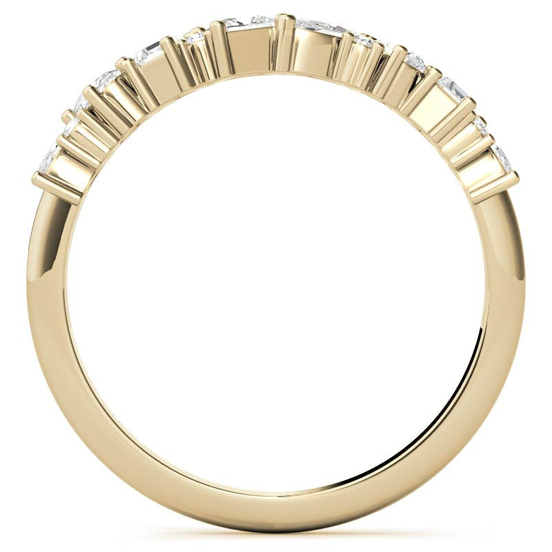 Multi-Shape Lab Grown Diamond Stackable Band