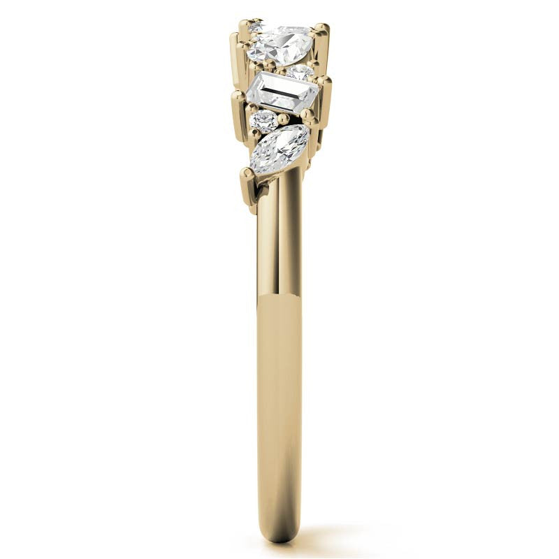 Multi-Shape Lab Grown Diamond Stackable Band