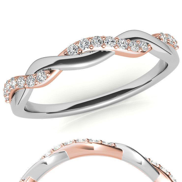 Petite Infinity Moissanite Stackable Band