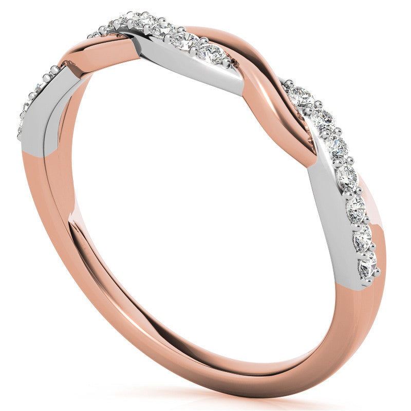Petite Infinity Moissanite Stackable Band