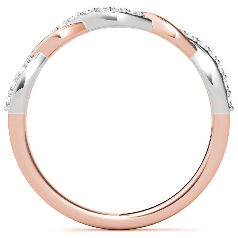 Petite Infinity Moissanite Stackable Band