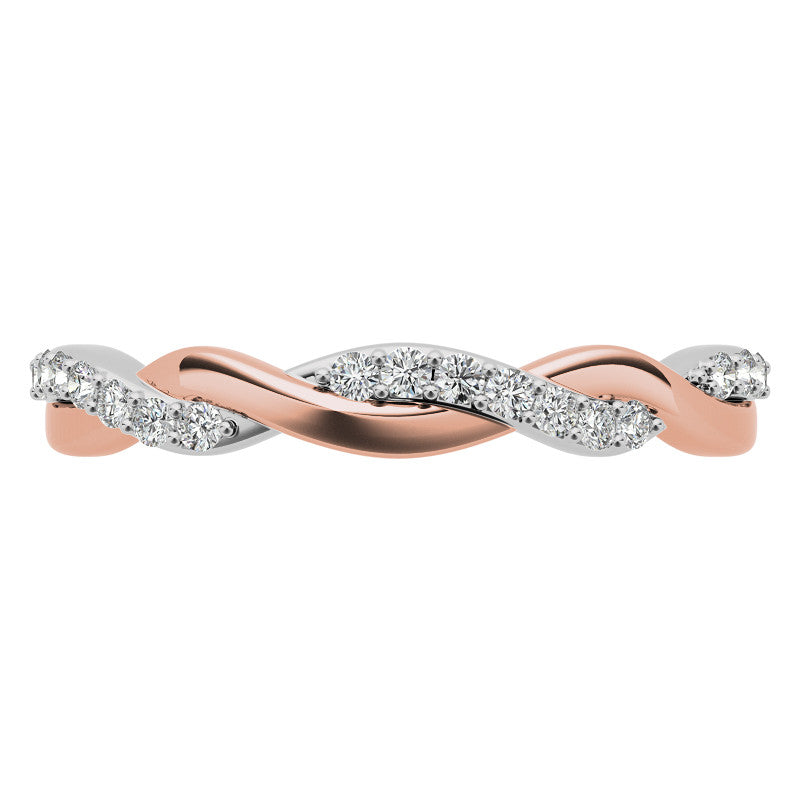 Petite Infinity Moissanite Stackable Band