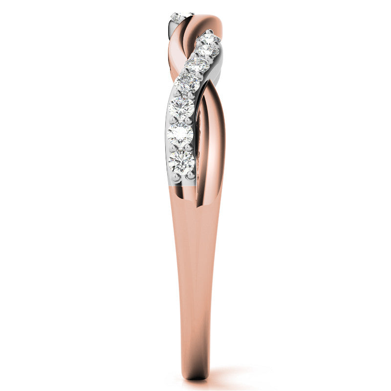 Petite Infinity Moissanite Stackable Band