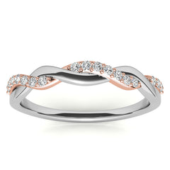 Petite Infinity Moissanite Stackable Band
