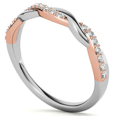 Petite Infinity Moissanite Stackable Band