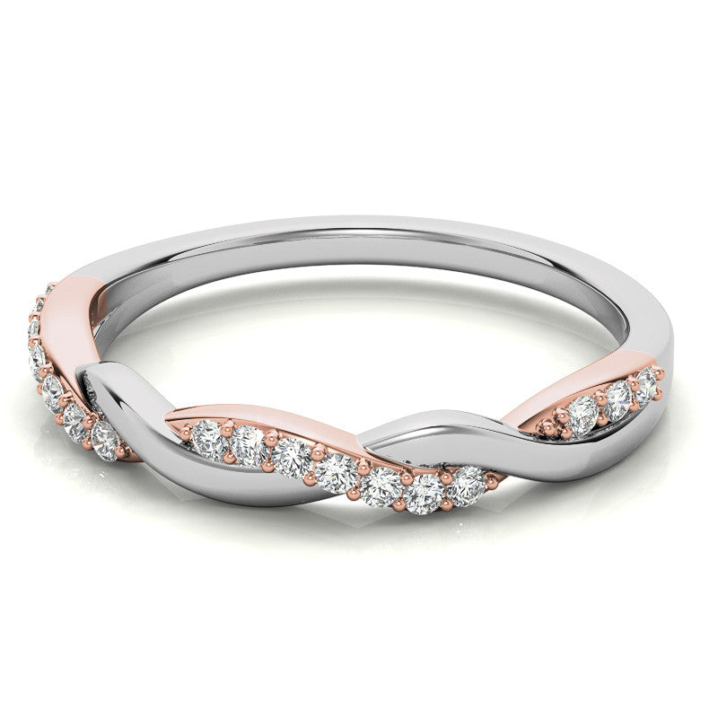 Petite Infinity Moissanite Stackable Band
